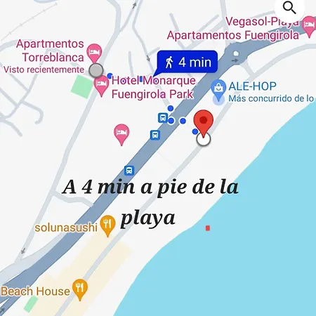 Apartment Estudio Con Piscina Y Parking, Playa A 4 Min A Pie, Tren A 2 Min *